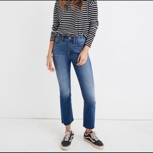 Madewell Cali Demi Boot Size 26 Back Seam Raw Hem